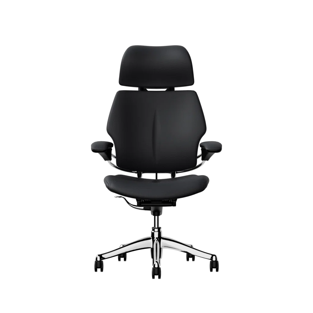 Humanscale Freedom Task Chair with Headrest (Black, Duron Arms, Autumn 0191)